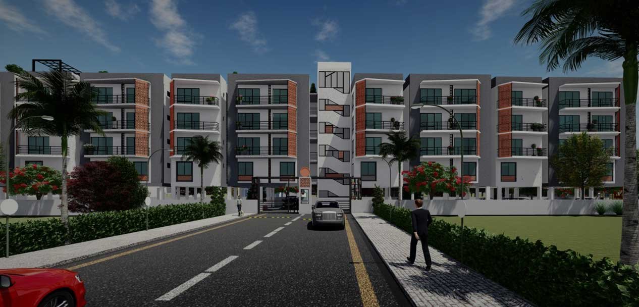 Coconest Front View Full Front Elevation Concept Drawing of Coconest
